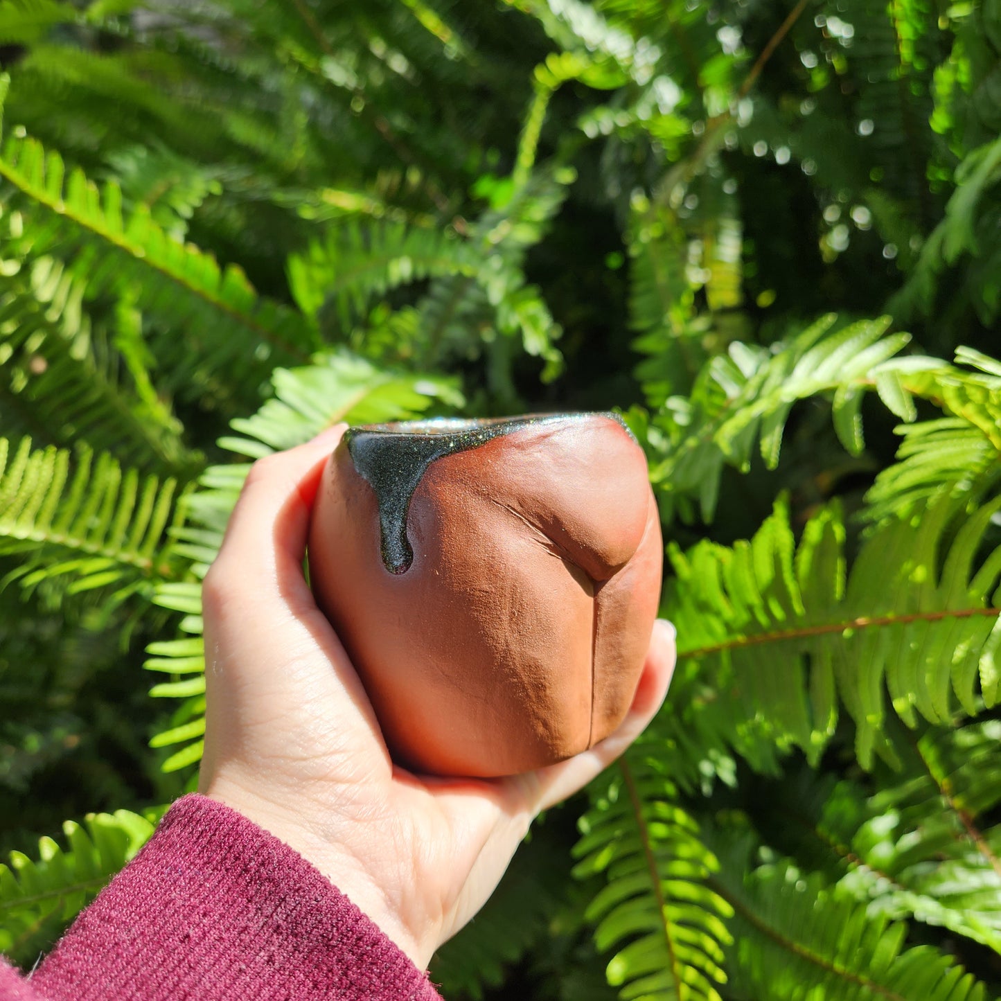 Handmade Ceramic Bum Mug - Selene