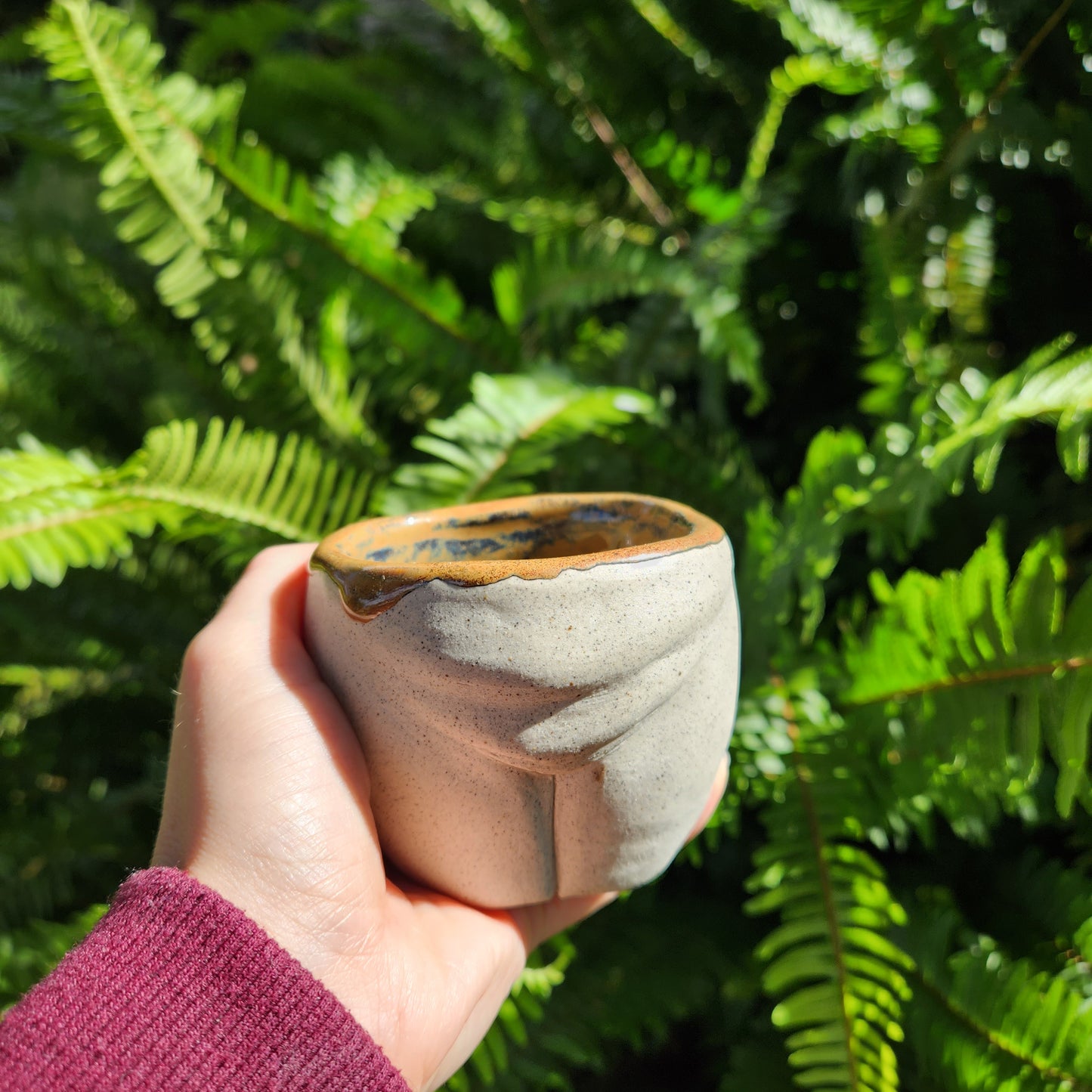 Handmade Ceramic Bum Mug - Riley