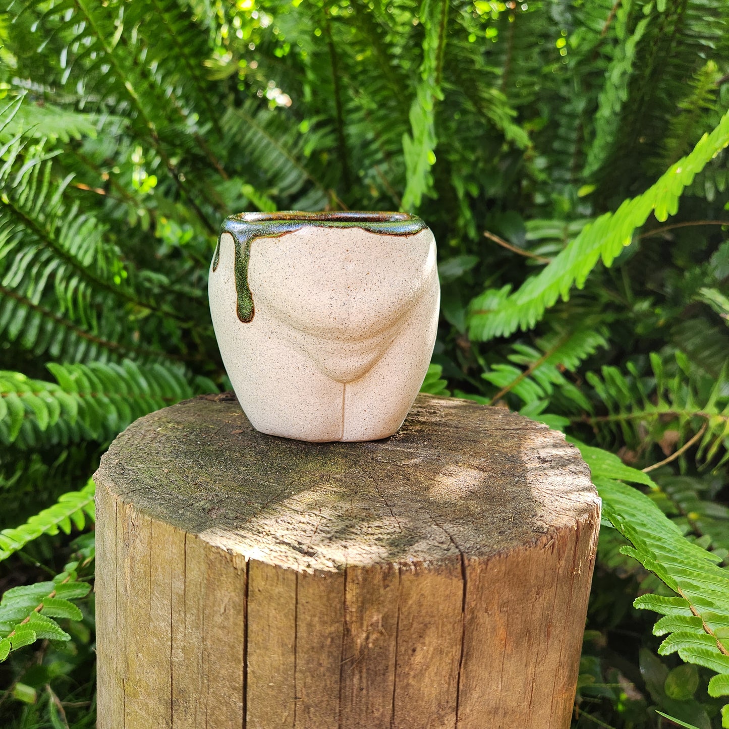 Handmade Ceramic Bum Mug - Astra