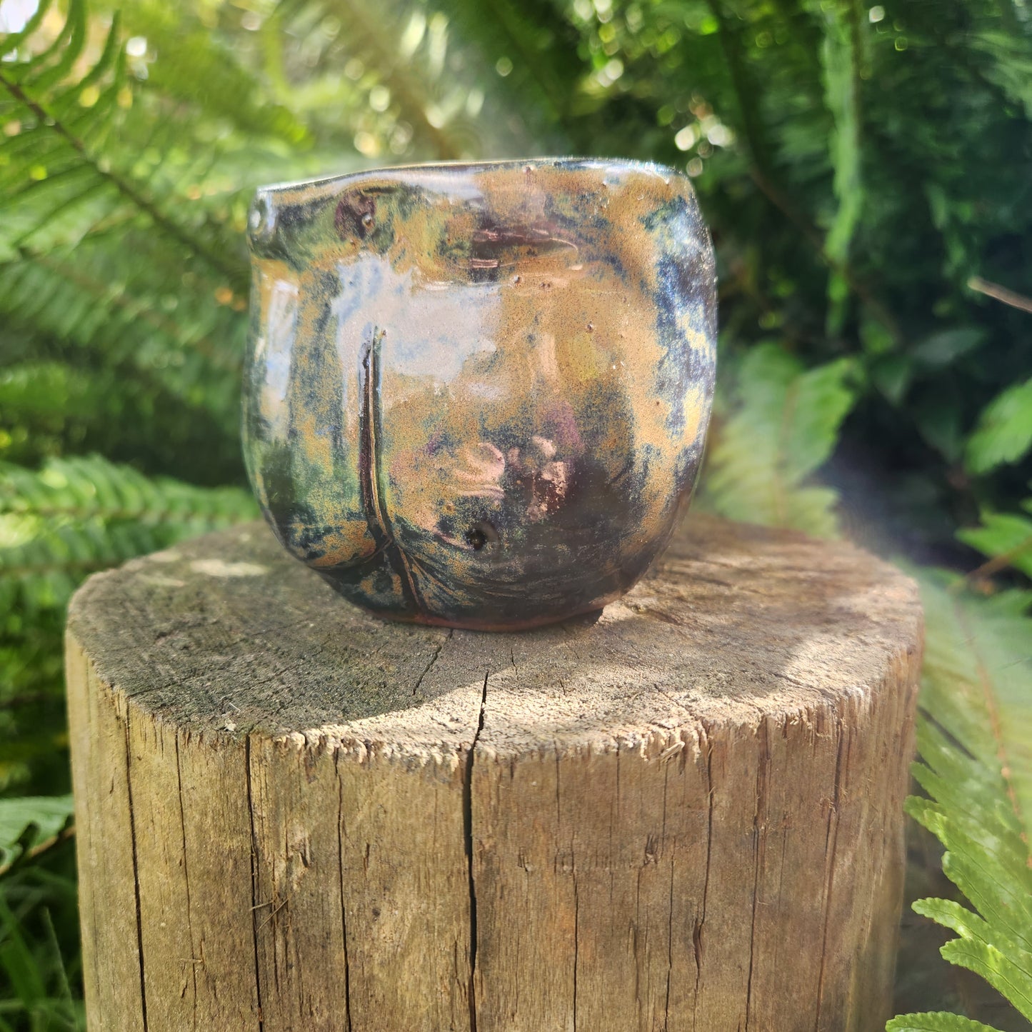 Handmade Ceramic Bum Mug - Colby